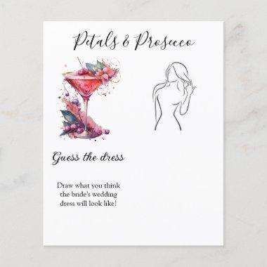 Petals & Prosecco Guess Dress Bridal Shower Game