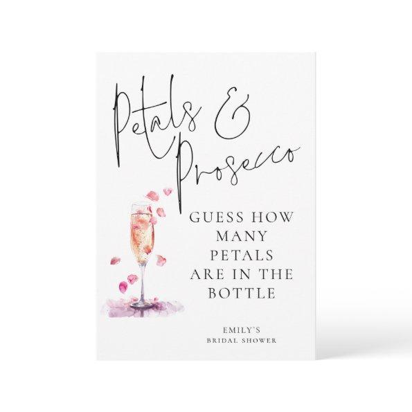 Petals Prosecco Guess How Many  Game