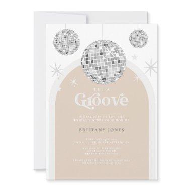 PHOTO 70s Silver Retro Disco Groovy
