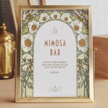 Photo Guestbook Sign Vintage Art Nouveau by Mucha