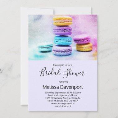 Photo of Colorful Macarons Bridal Shower Invitations