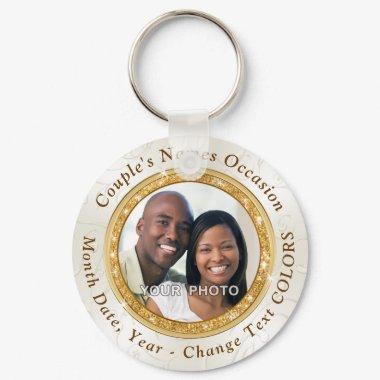 Photo Personalized Cheap Wedding Party Favors Keychain