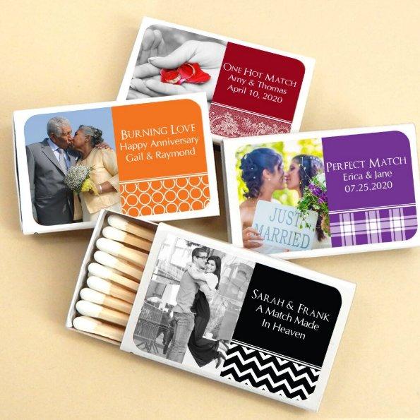Photo Personalized Matches - Set Of 50