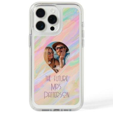 Photo The Future Mrs Modern Bride Colorful Pastel iPhone 15 Pro Max Case