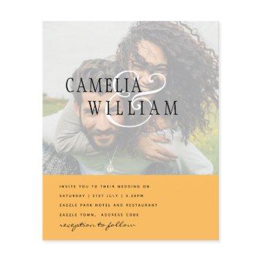 PHOTO Wedding  Engagement Save the Date Flyer