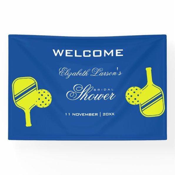 Pickleball Lovers  Neon Blue Banner