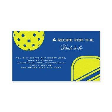 Pickleball Lovers  Neon Blue Enclosure
