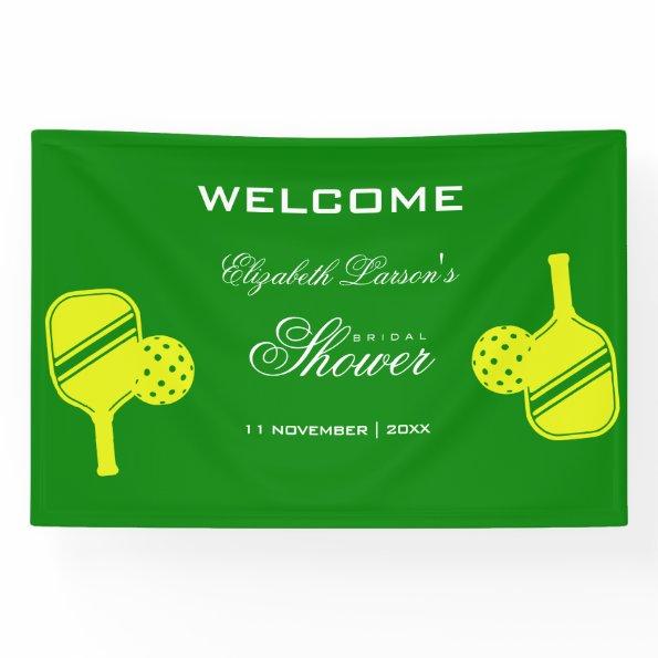 Pickleball Lovers  Neon Theme Banner