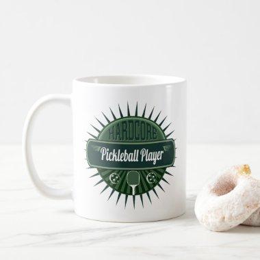 Pickleball Players Coffee or Tea Modern Retro Coffee Mug