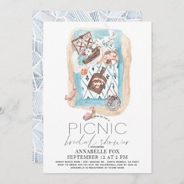 Picnic at the Beach Bridal Shower Invitations