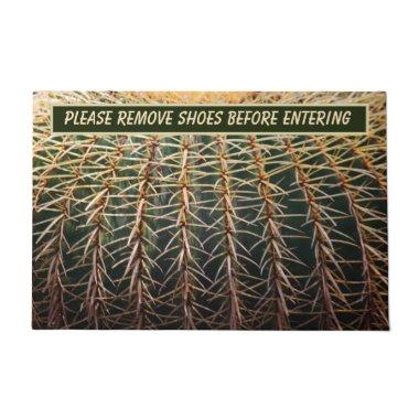 Pin Cushion Cactus Thorns Funny Personalized Doormat