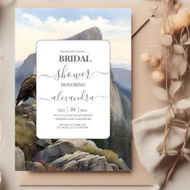 Pine Tree Forest Rustic Watercolor Themed Bridal