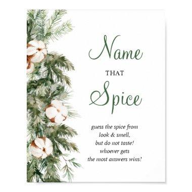 Pine Winter Name That Spice  Sign