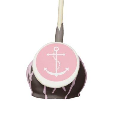 Pink Anchor Cake Pops