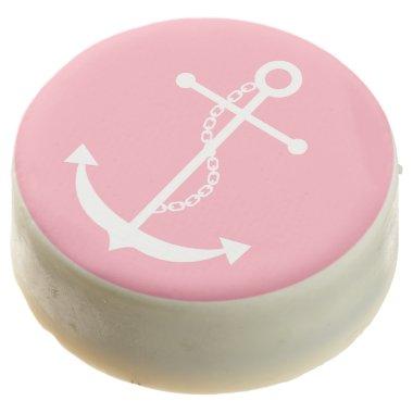 Pink Anchor Chocolate Covered Oreo