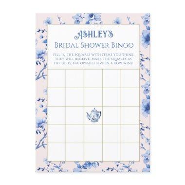 Pink and Blue Chinoiserie  Bingo Enclosure
