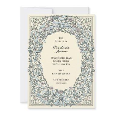Pink and Blue Ribbons and Roses