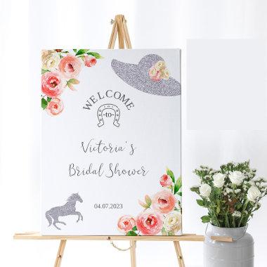 Pink and Burgundy Kentucky Derby Welcome Foam Boar Foam Board