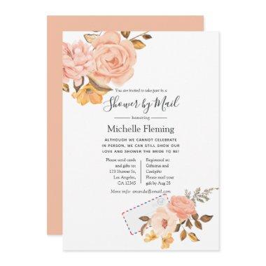 Pink and Gold Floral Bridal or Baby Shower by Mail