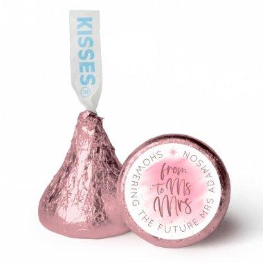 Pink and Gold Ms to Mrs Bridal Shower Hershey®'s Kisses®