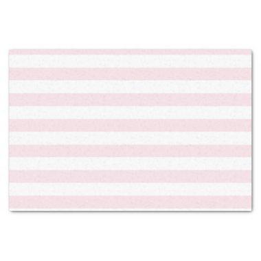 Pink and White Stripes Cute Girly Pattern Tissue Paper