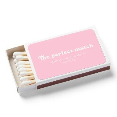 Pink Bachelorette Favors Matchboxes