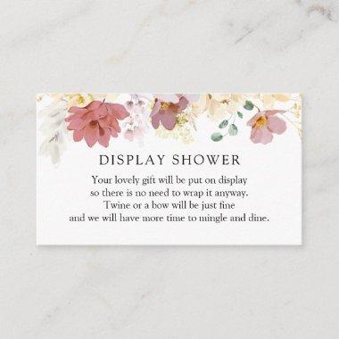 Pink Blooms Shower Enclosure Invitations