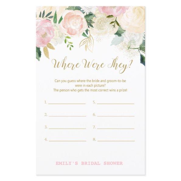 Pink Blush and Gold  Game PRINTED