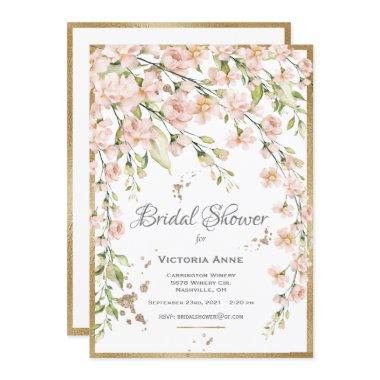 Pink Blush Botanical Watercolor