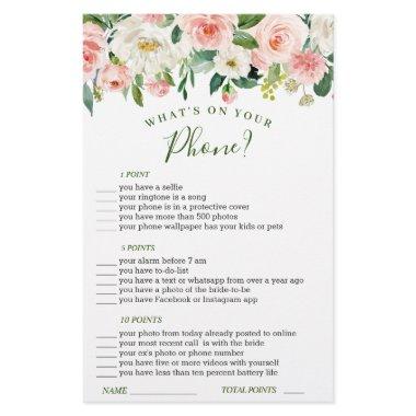Pink Blush Flowers Greenery  Game