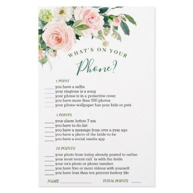 Pink Blush Flowers Greenery  Game
