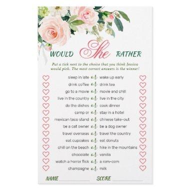 Pink Blush Flowers Greenery  Game