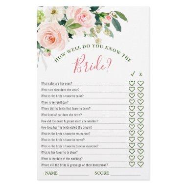 Pink Blush Flowers Greenery  Game