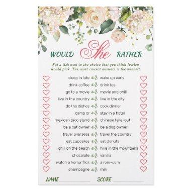 Pink Blush Flowers Greenery  Game
