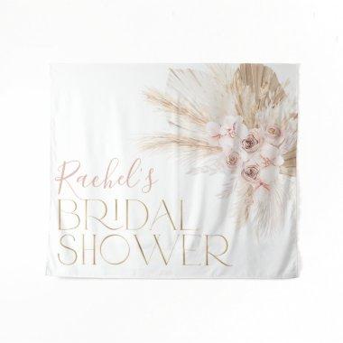 Pink Boho Floral  Backdrop