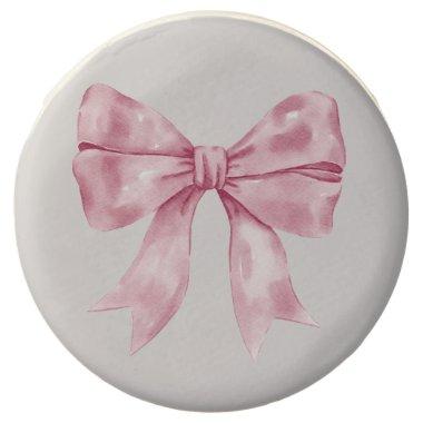 Pink Bow Baby or , Birthday Party Chocolate Covered Oreo