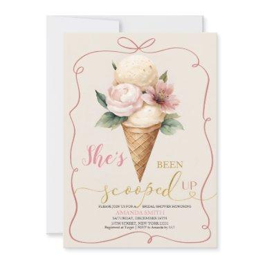 Pink Bow Ice Cream Scooped Up