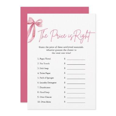Pink Bow The Price is Right  Game