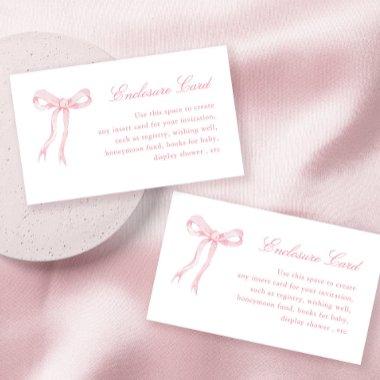 Pink Bow Tying The Knot  Custom Enclosure