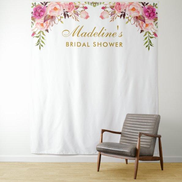 Pink Bridal Shower Backdrop | Photo Booth Prop