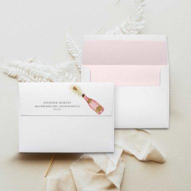 Pink Brunch and Bubbly  Envelope