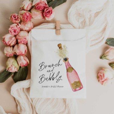 Pink Brunch and Bubbly  Favor Bag