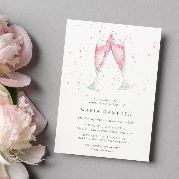 Pink Champagne | Bridal Shower Invitations