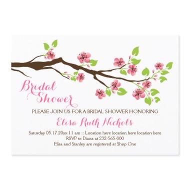 Pink cherry blossoms spring wedding