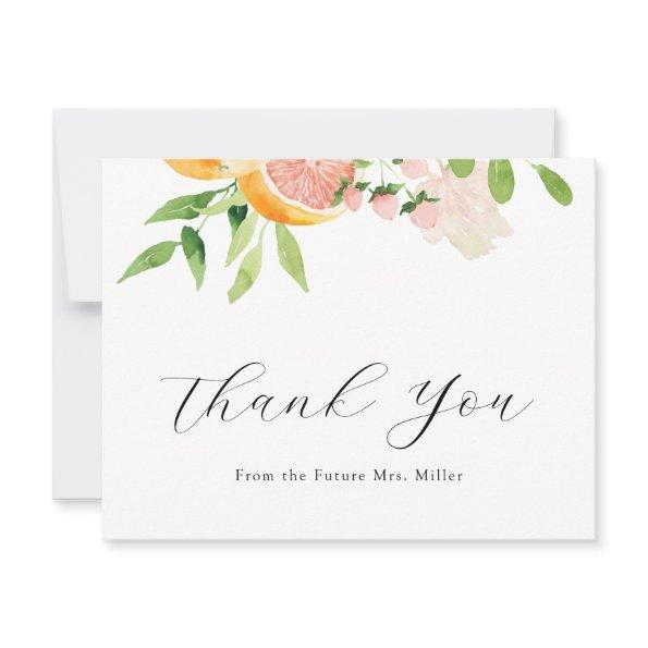 Pink Citrus  Thank You