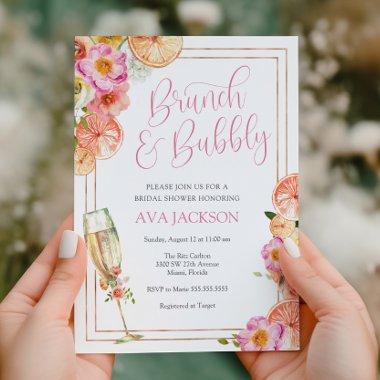 Pink Citrus Brunch and Bubbly