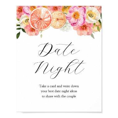 Pink Citrus Date Night Ideas  Sign