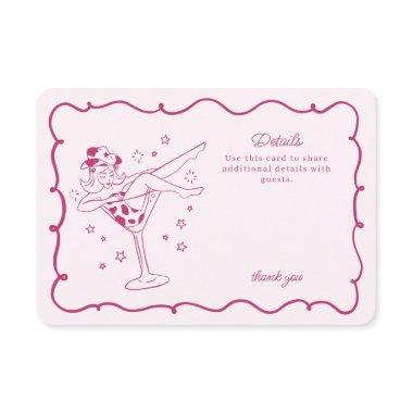 Pink Cocktails and Cowgirls Rodeo Details Insert