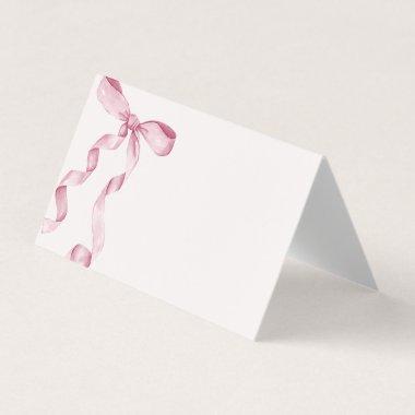 Pink Coquette Bow Place  Table Decor