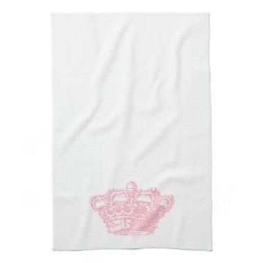 Pink Crown Towel